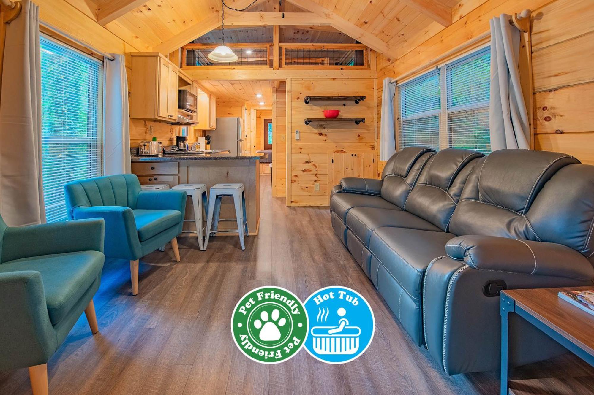 Ernie Cabin Wauhatchie Woodlands Tiny Cabin Чатануга Екстериор снимка